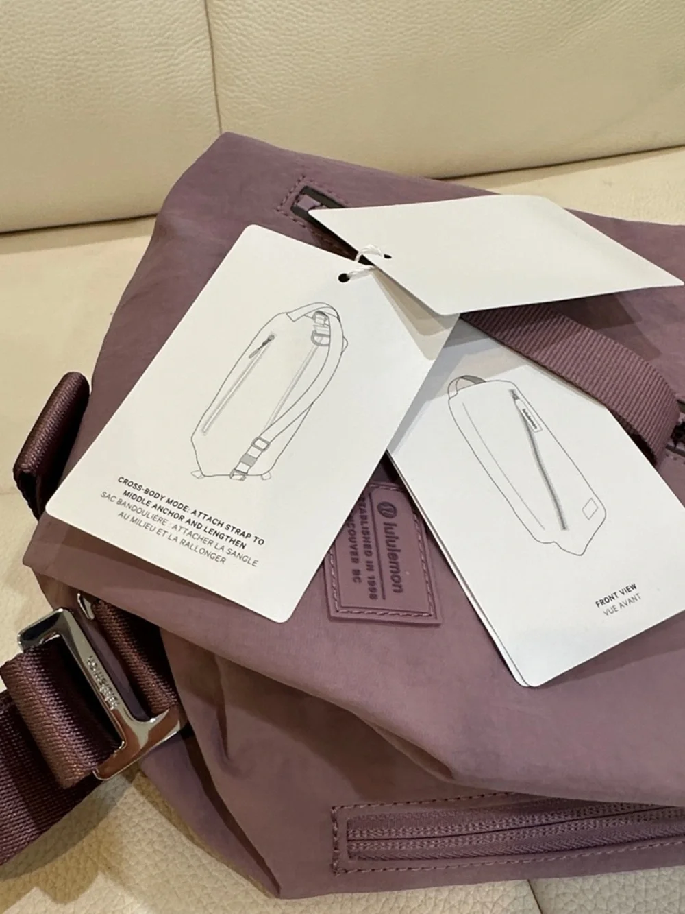 Lululemon Fast Track Bag 2.0 9L Lavender Lux-LU9CDGS LVLX